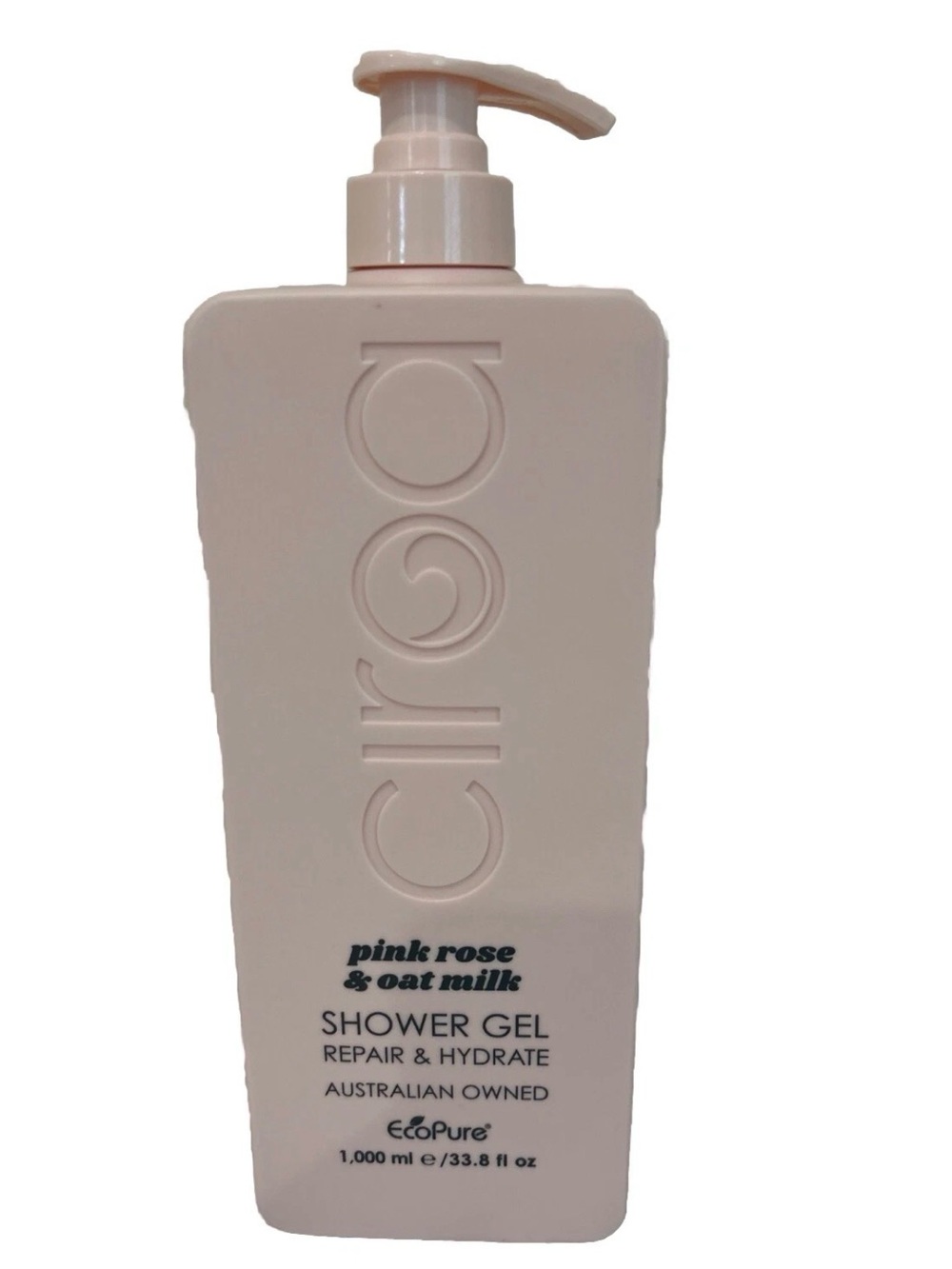 Ciroa Pink Rose & Oat Milk Shower Gel 33.8 Oz Repair & Hydrate